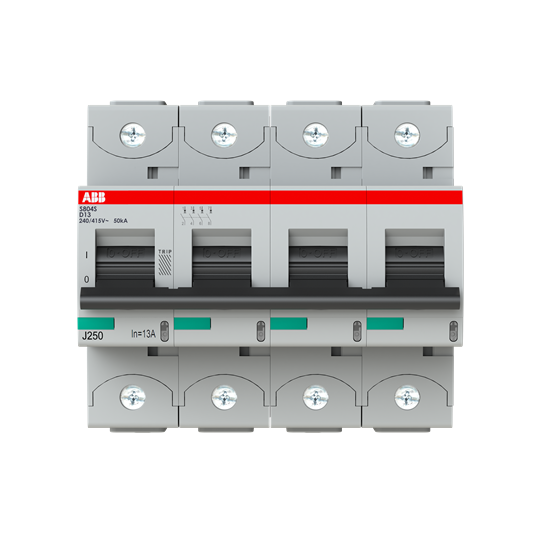 S804S-D13 4P MCB D13A 50KA