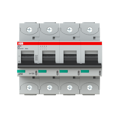 S804S-B16 4P MCB B16A 50KA