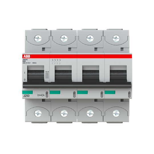 S804S-B40 4P MCB B40A 50KA