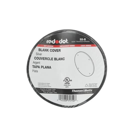 SSB ROUND BLANK CVR