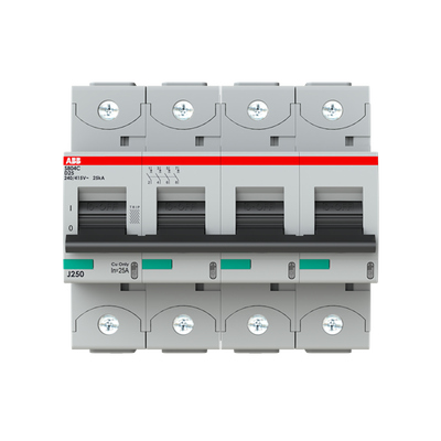 S804C-D25 4 POLE MCB D25A 25KA