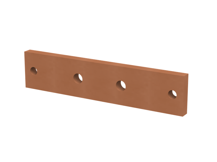 ZXM2032 Copper Bar 40x10mm L:434mm – Image 3 of 3