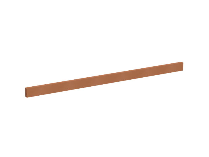 ZX1016 Copper Bar 20x5mm L:1000mm – Image 2 of 3