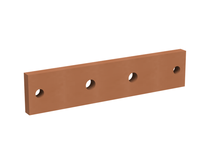 ZXM2032 Copper Bar 40x10mm L:434mm – Image 2 of 3