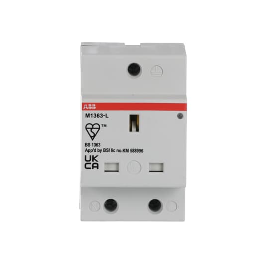M1363-L MODULAR SOCKET BS WITH IND LIGHT
