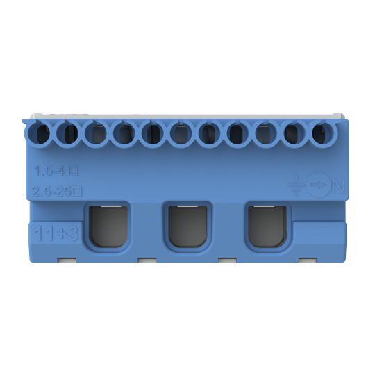 ZK113B N-terminal block.11x4+3x25qmm