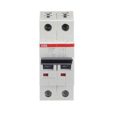 S202 M-C 10 DP MCB 10A 10kA