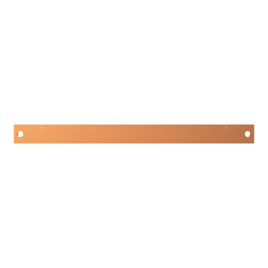 ZX1032 Copper Bar 40x10mm L:500mm