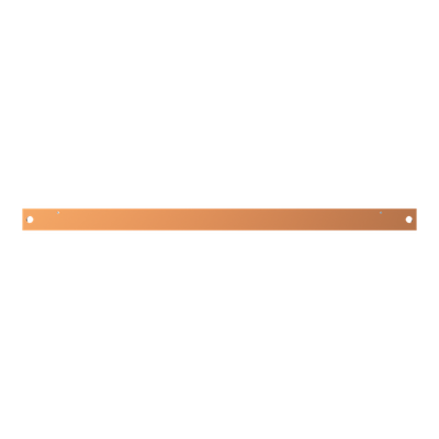 ZX1033 Copper Bar 40x10mm L:750mm