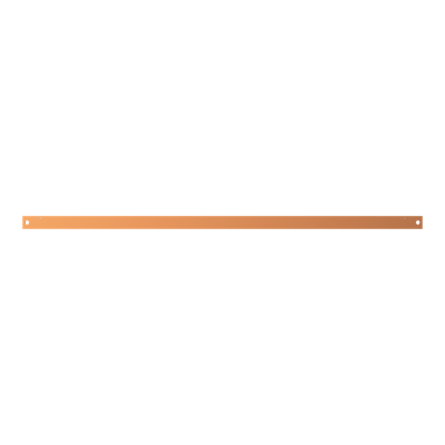 ZX1035 Copper Bar 40x10mm L:1250mm