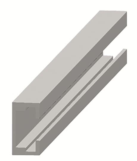 XZ301 Profile no.1 25x14 x6000mm