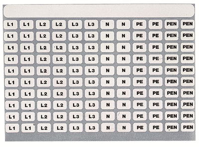 ZA71 Label. System f. busbars