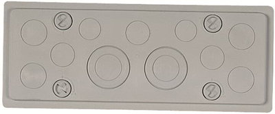 ZP57P10 Flange 2xM32/M20 (1Set=10pcs)