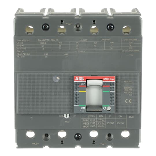 XT3N 250 TMD 250-2500 4pFF InN=100% 50?C