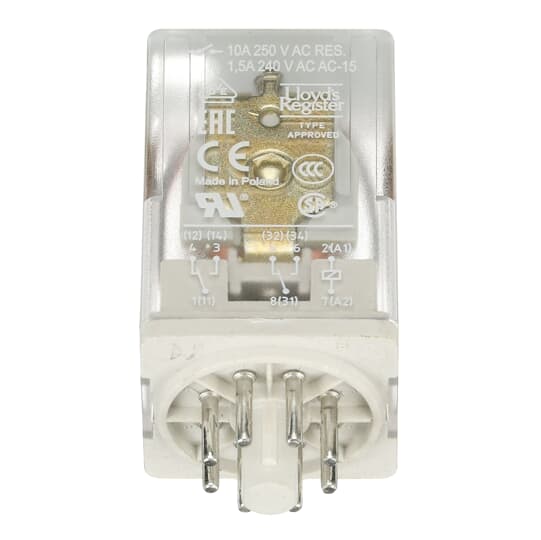 CR-U024AC2 Pluggable relay 2C/O 24VAC