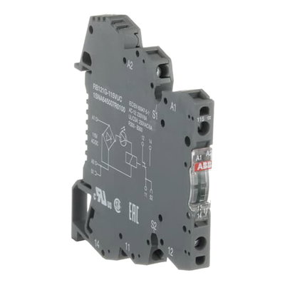 RB121A 115VAC/DC 1C/O 1mA-6A Relay
