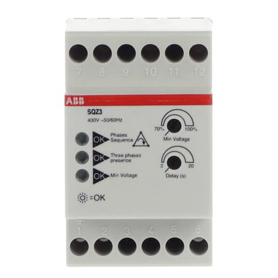 SQZ3 PHASE AND SEQUENCE RELAY