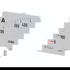 SCL-A1-400/96 AMMETER SCALE 800A 96MM