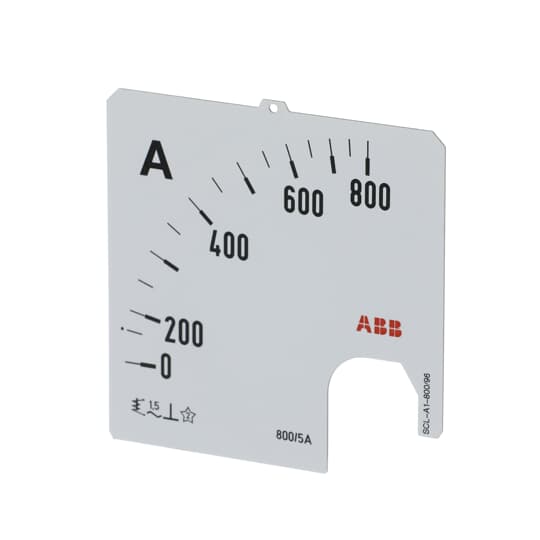 SCL-A1-800/96 AMMETER SCALE 800A 96MM – Image 3 of 3