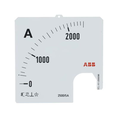 SCL-A1-2500/96 AMMETER SCALE 2500A 96MM