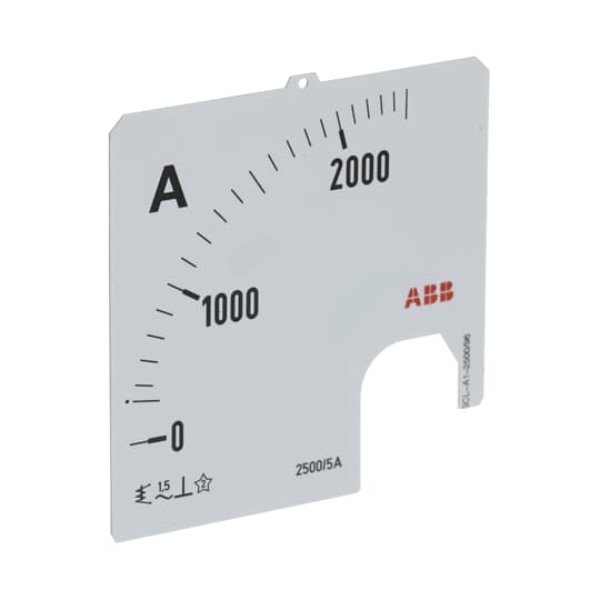 SCL-A1-2500/96 AMMETER SCALE 2500A 96MM – Image 2 of 3