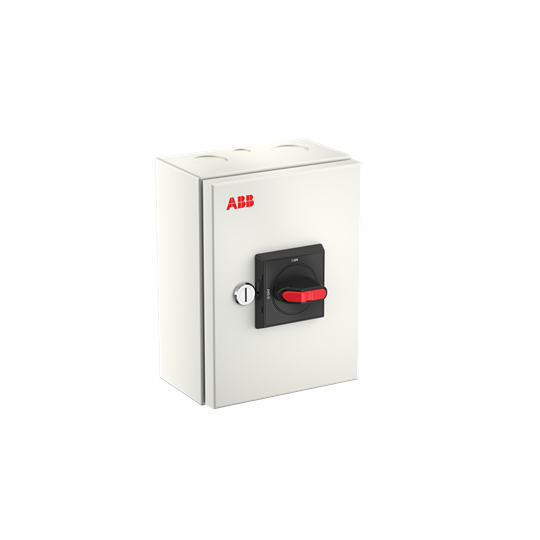 63A 3P Steel Enc Switch Disc Mtrc thrd