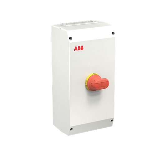 6P 37kW Plstc Enc Sw w/ R/Y hndl IP65