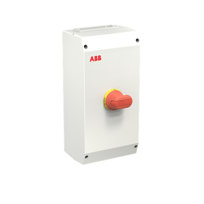 6P 37kW Plstc Enc Sw w/ R/Y hndl IP65
