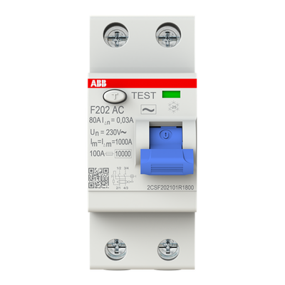F202A-80/0.03 2P RCD 80A 30MA