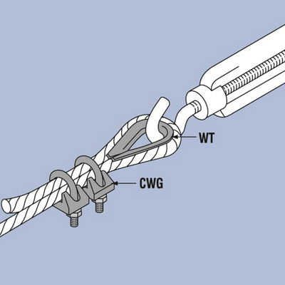 SSCWG-3 BULLDOG GRIP WIRE DIA 3MM SSTL