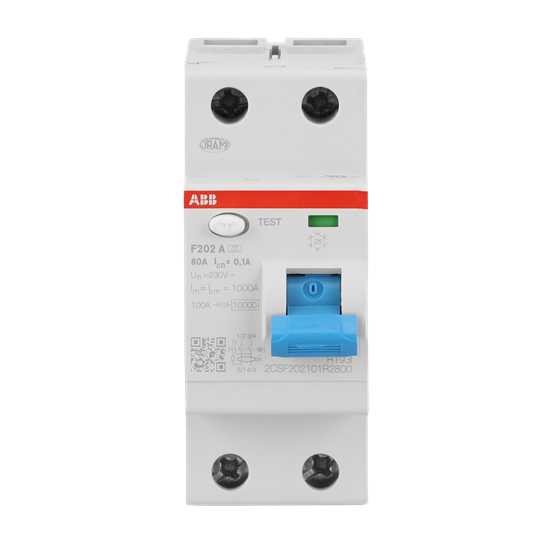 F202A-80/0.1 2P RCD 80A 100mA