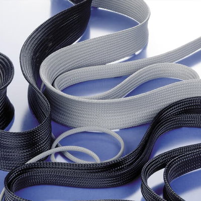 BRD HOSE 90COVR POLYE 120C NW40 GRY