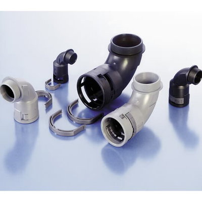 COND FTNG 90DCURV PG48 NW48 IP68BLK