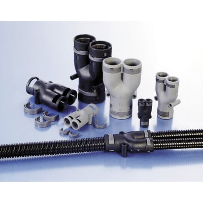 Y-FITTING PA6 NW17/2XNW12 IP68 BLK