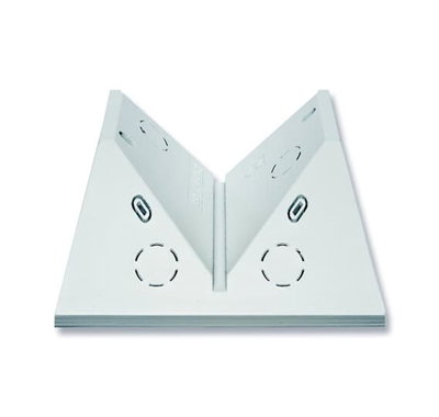6868-204-500 W/dog Corner adapter, white