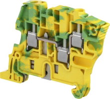 ZS6-3S-PE Screw Clamp - Green/Yellow