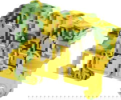ZS6-4S-PE Screw Clamp Green/Yellow