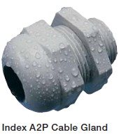 M50 index cable gland - min cable dia 43.0mm 50mm Black