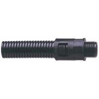 M25 adaptalok straight fitting with external fixed thread 28mm Black