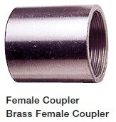 M32 coupler 32mm Brass