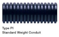 Standard weight nylon fine pitch conduit 16mm Grey