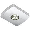 Slave 230 V LED downlighter, silver (open area)
