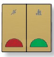 AMD40344-MG BELL PUSH DND/MUR W/LED DBL