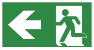 Legend for back-lit signs - ISO 7010