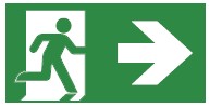 Legend for back-lit signs - ISO 7010