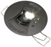 Slave 230 V downlighter, black (spotlight)