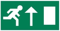 Legend for edge-lit signs (double sided)