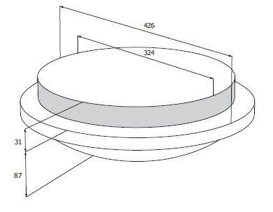 Decorative trim kit - banded trim in white