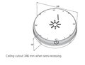 LED 2D M3 WH/OPL-OPT IR2