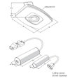 LR2L1A-LED REC THO 1WNM3 OPEN AREA WHITE